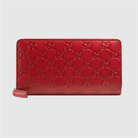 fake red gucci wallet